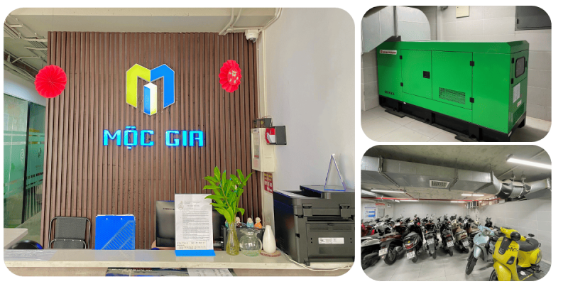 Hạ tầng và dịch vụ vận hành tại hoàn thiện tại Mộc Gia Hoàng Việt