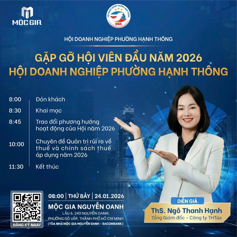 GỠ RỐI BÀI TOÁN THUẾ CÙNG CHUYÊN GIA TẠI MỘC GIA NGUYỄN OANH